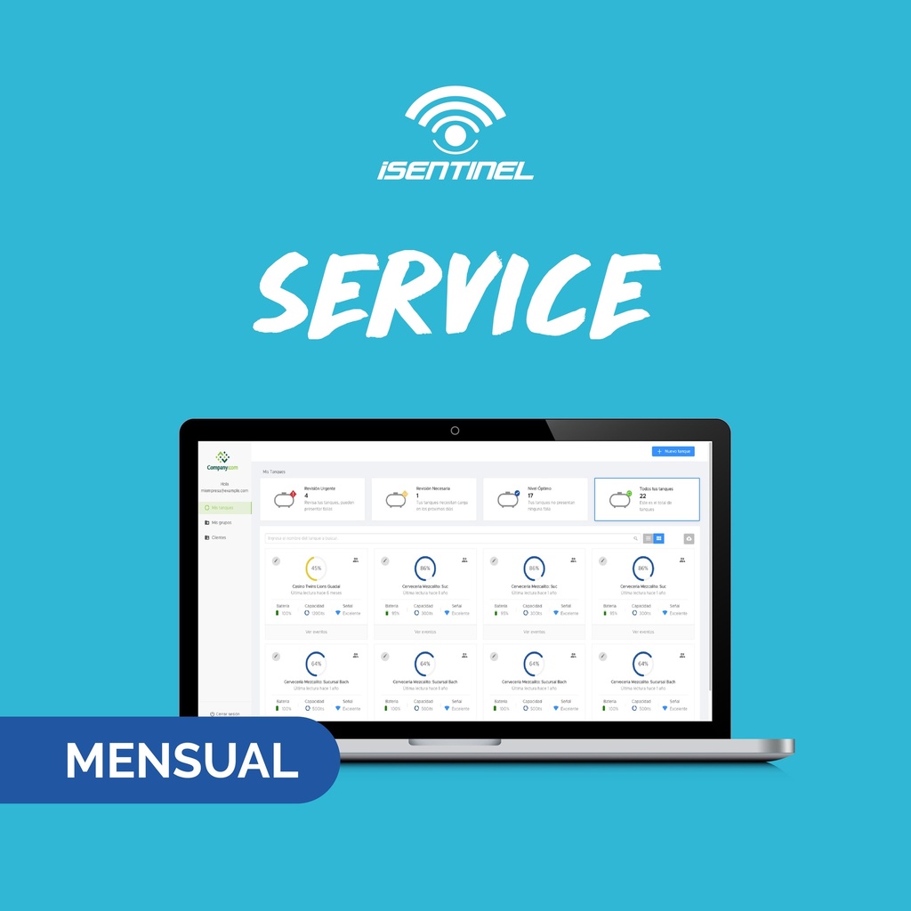 ​​​iSentinel Service · Mensual